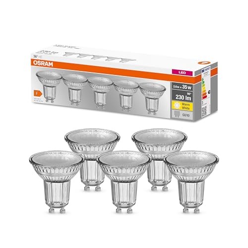 LED Spot Osram GU10 35W Warmweiß 5Er Pack Nicht Dimmbar 36° Beleuchtung-image