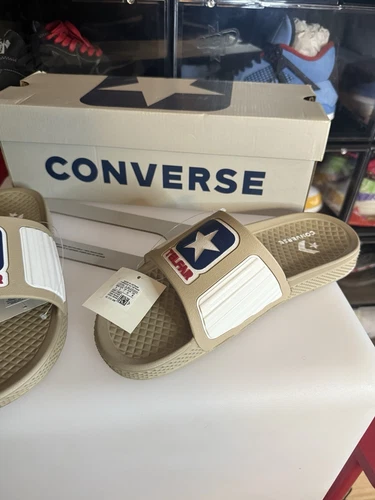 Converse X Telfar Slide nuove con etichetta Nomad Beige Uomo 8 Donna 9