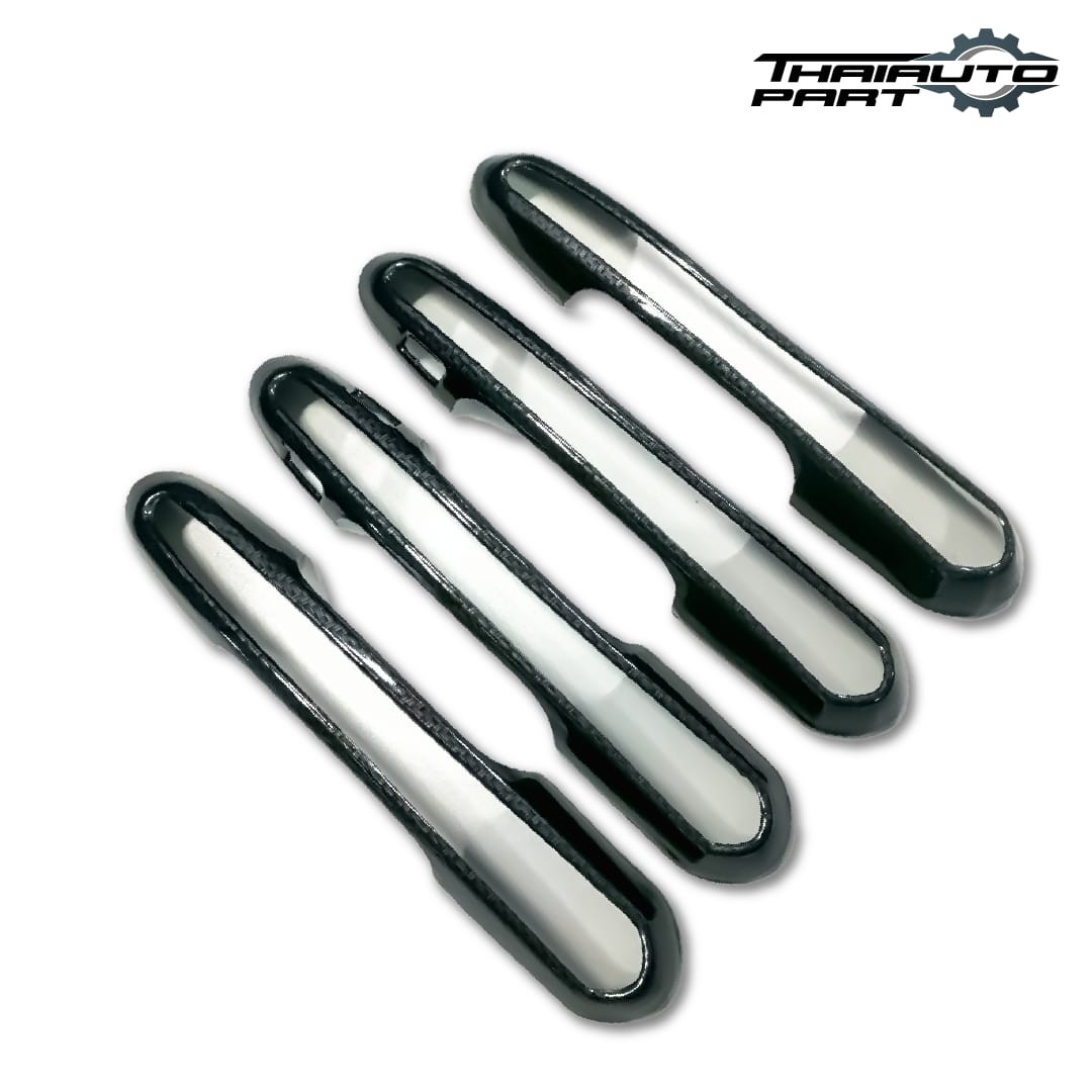 Fit Toyota Innova Zenix AG10 2023-2025 Set Door Handle Insert Cover Carbon