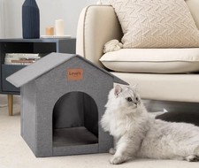 Love's Cabin Cat House Outdoor/Indoor Waterproof Shelter Collapsible  Portable