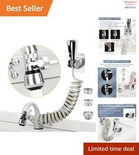 Faucet Sprayer Attachment Set Kitchen Utility Bathroom 79cm Hose Quality Brass