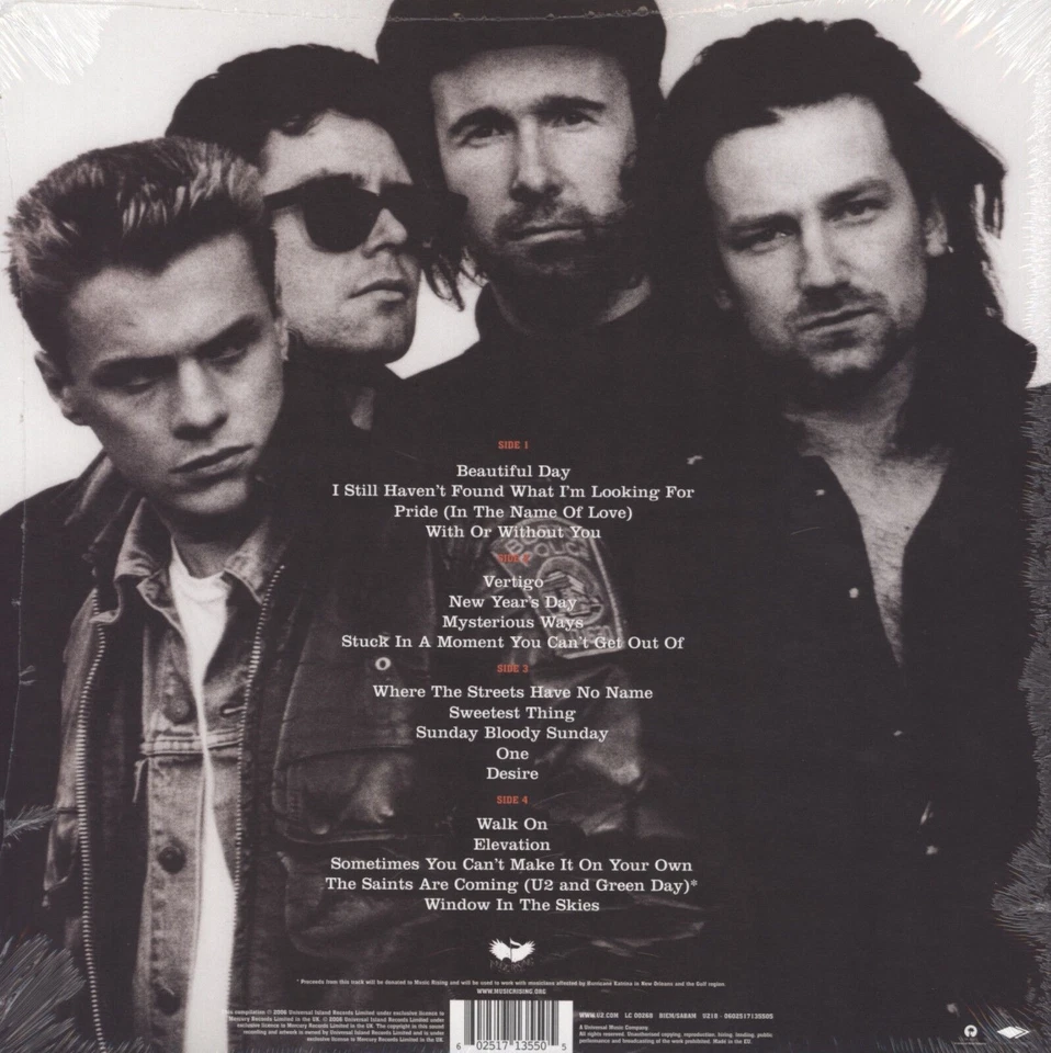 U2 U218 Singles Double Vinyl LP 180 Gram Gatefold Sleeve New Sealed Free UK P&P - Image 2 of 2