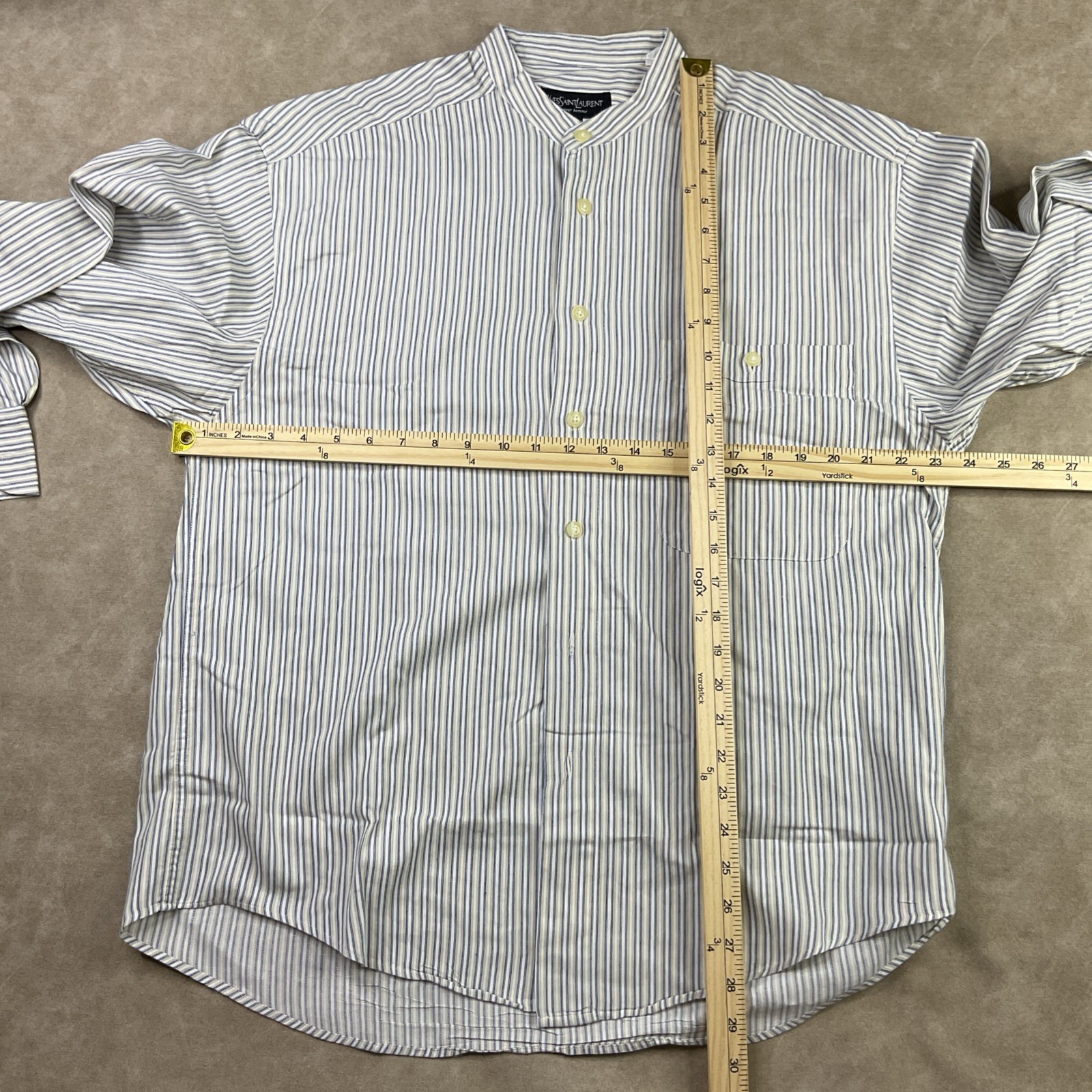 Vintage Yves Saint Laurent Pour Homme Shirt Colla… - image 2