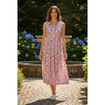Anthropologie Roller Rabbit NWT Dakini Floral Lune Floral Dress Women's Sz XS