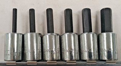 Paramount Metric 4MM To 10MM Allen Key Set 3/8 Drive