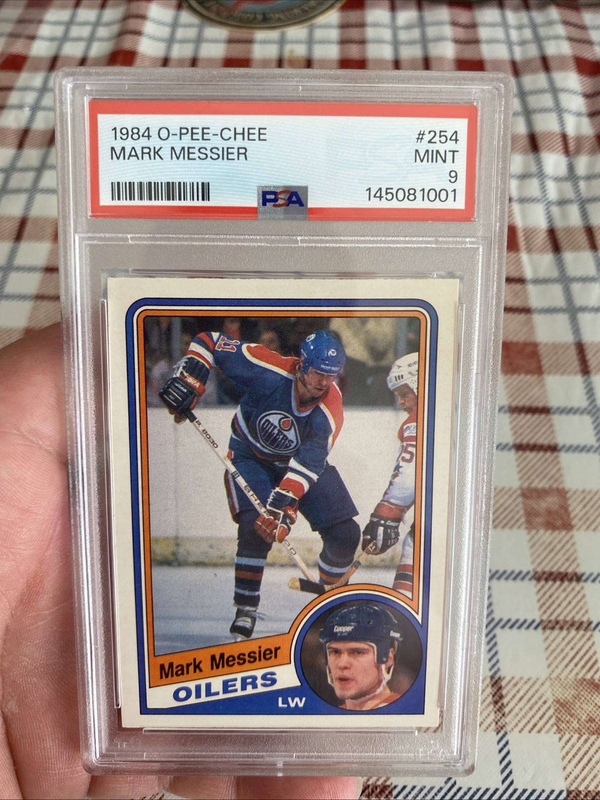 1984 O-PEE-CHEE Mark Messier #254 PSA Mint 9 Oilers HOF Fresh Grade BLAZER🔥🔥