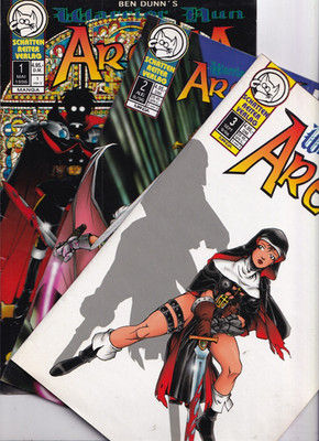 WARRIOR NUN AREAL (deutsch) ab # 1+2+3 KOMPLETT - SCHATTENREITER VERLAG 1996-TOP