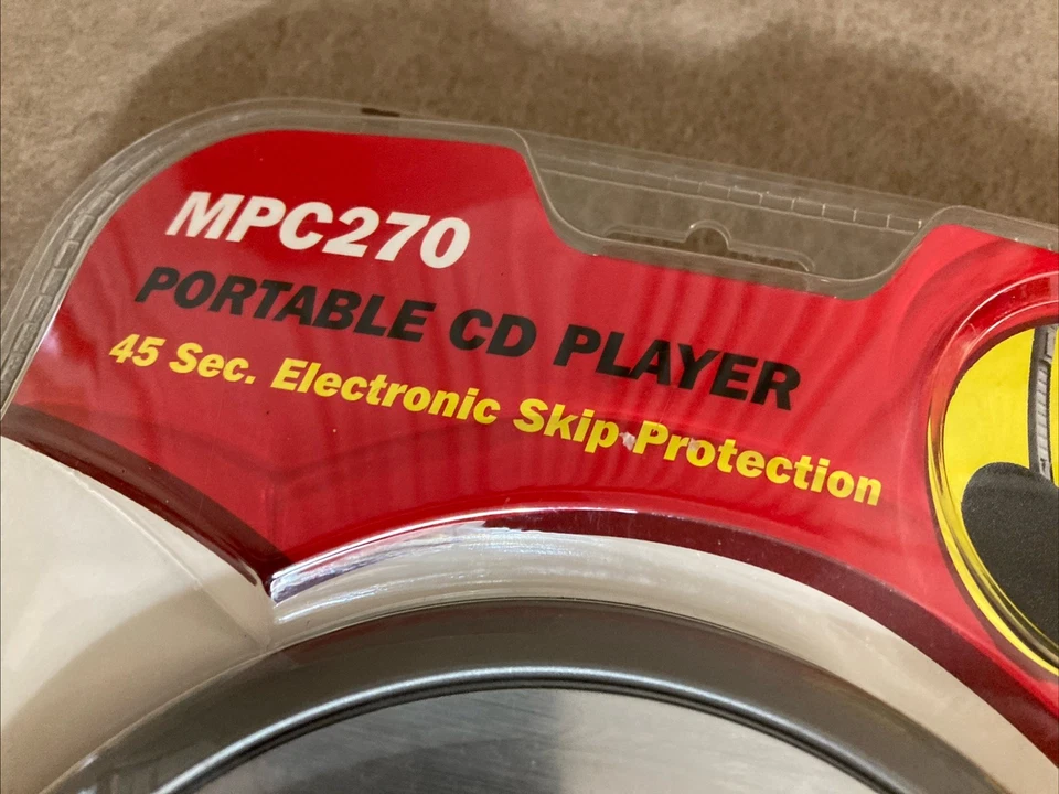 Philips Magnavox Jog-Proof Reproductor de CD 45 ESP Anti-Salto MPC270 ¡Nuevo Sellado! Foto 2 de 4