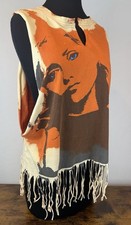 Marc Jacobs ❤️ P-Town Debby Harry T Shirt RARE Sz M Unisex Fringe Tank Modified?