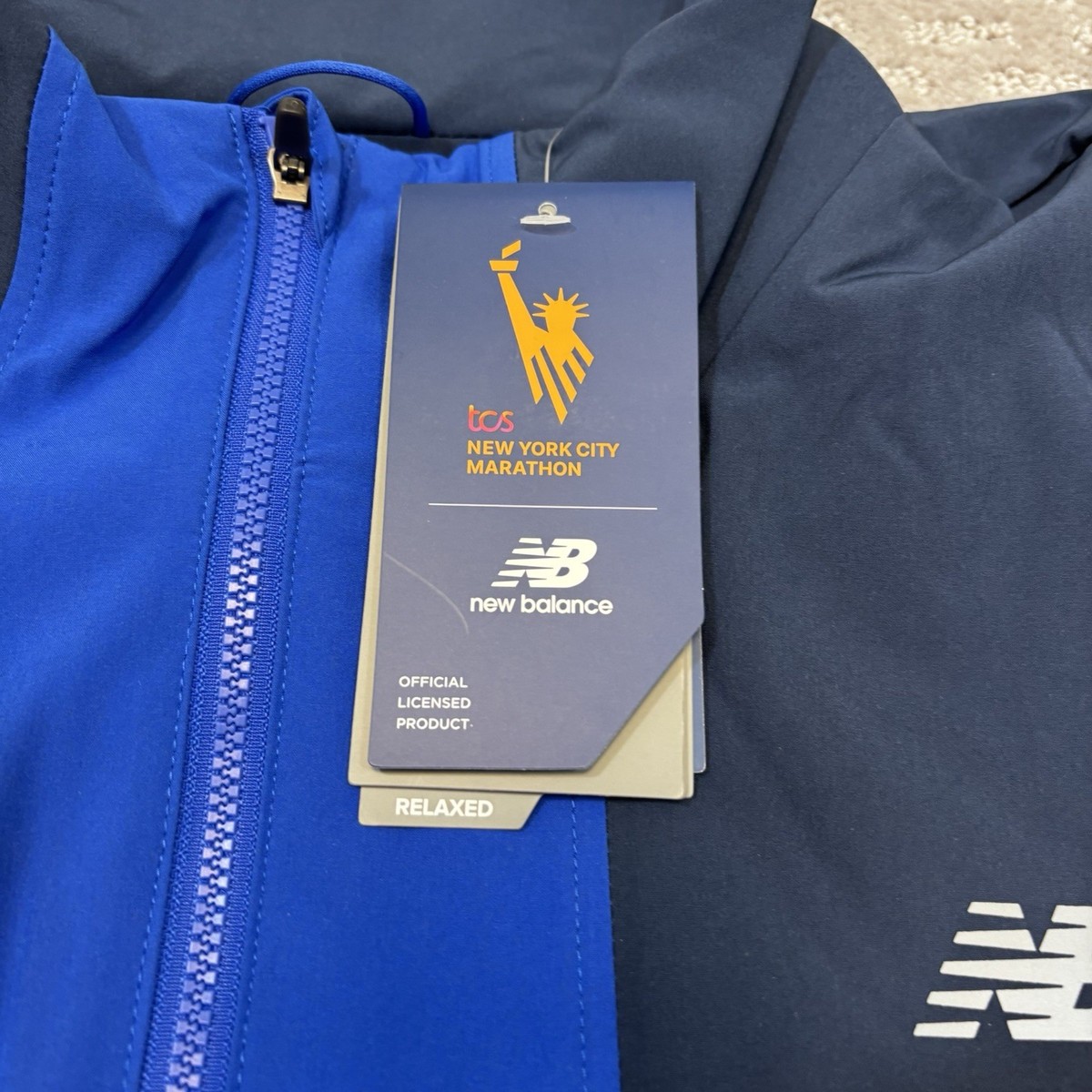 Mens New Balance NYC Marathon 2025 Reflective Stretch Woven Jacket