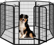 Dog Playpen Outdoor, 47 Inch 8 Panels Dog Pen Indoor Heavy Duty Puppy Exercise P