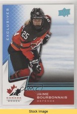 2020 Upper Deck Team Canada Juniors Women's WC Blue Jaime Bourbonnais READ 2vu