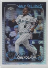 2024 Topps Chrome Prism Refractor Jazz Chisholm Jr #70 1cb0