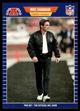 1989 Pro Set Mike Shanahan Los Angeles Raiders #194