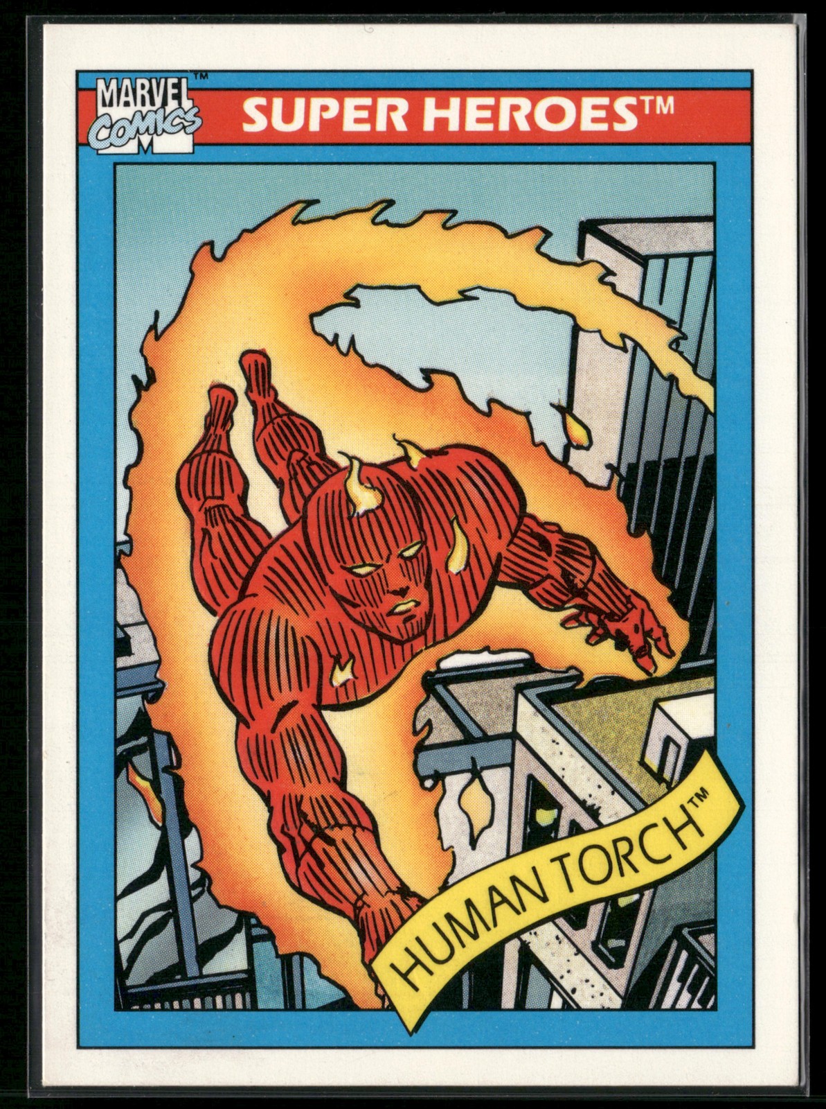 1990 Impel Marvel Universe #33 Human Torch