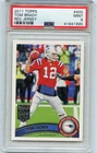 2011 TOPPS #400 TOM BRADY "RED JERSEY" NEW ENGLAND PATRIOTS - PSA 9 MINT (41995)