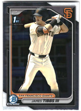 2024 Bowman Draft Chrome - James Tibbs III 1st Bowman Chrome RC #BDC-40