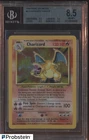 1999 Pokemon Base Unlimited #4 Charizard Holo R BGS 8.5 NM-MT+