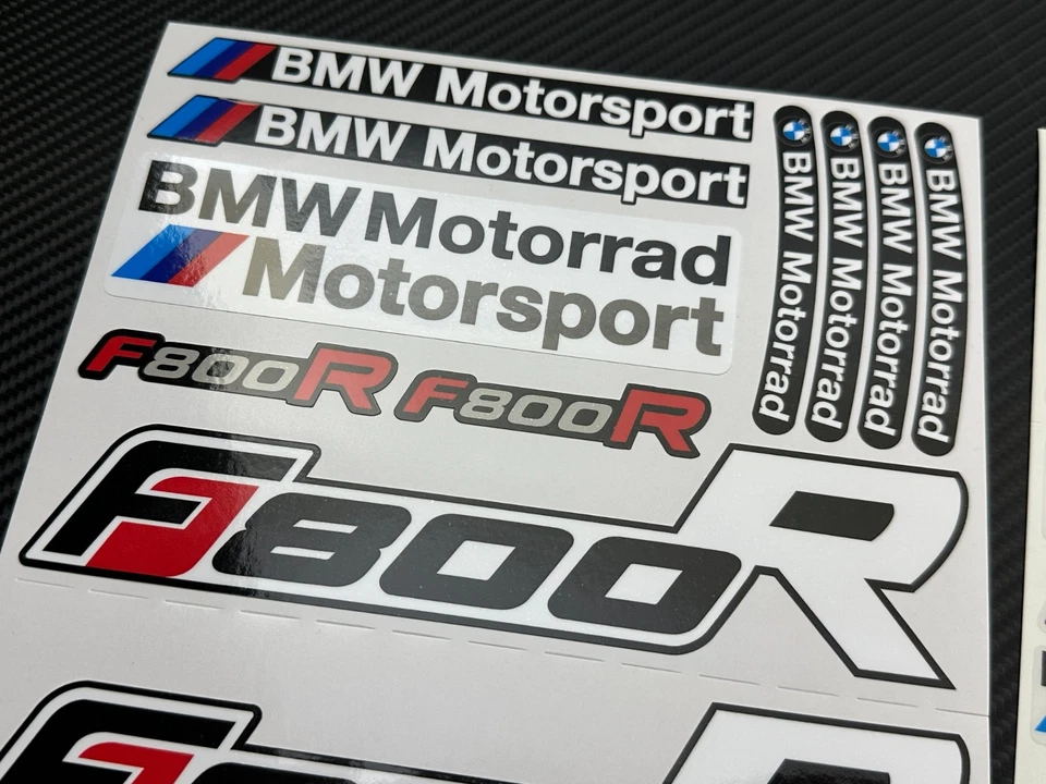 Motorrad Aufkleber Grafik stickers decals für BMW F800R Laminiert Rot - Bild 2 von 4