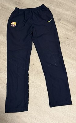 Vintage Y2K Nike Barcelona Trackpants Größe Kinder XL 158 170 Schwarz