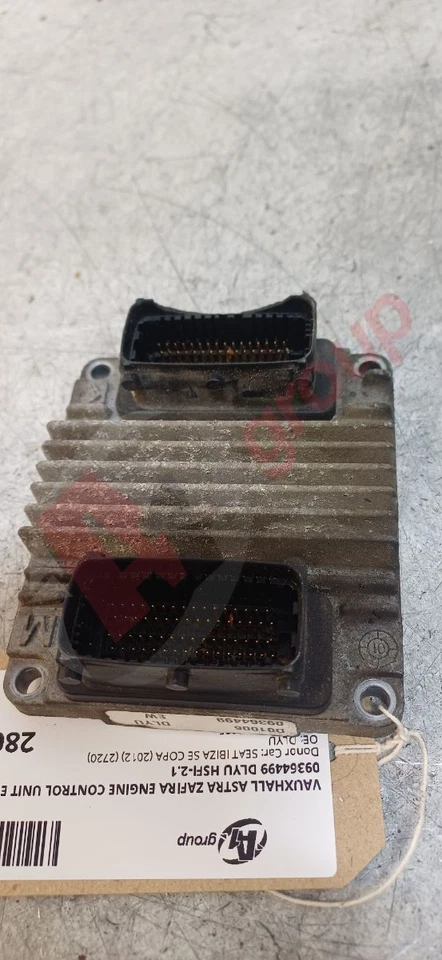 VAUXHALL ASTRA ZAFIRA ENGINE CONTROL UNIT ECU 09364499 DLYU HSFI-2.1 DLYU - Image 3 of 4