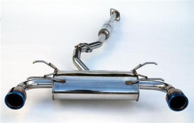 Invidia Q300 w/Rolled Ti Tips Cat- Back (Blue Edge) For Subaru BRZ/Scion FRS