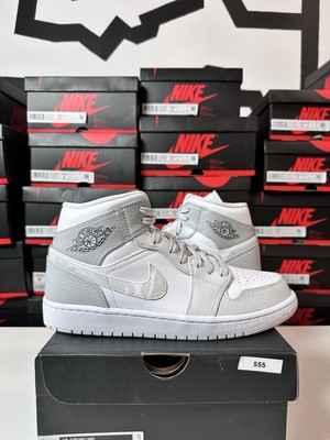 Brand New Nike Air Jordan Mid Grey Camo White Size - Main Image
