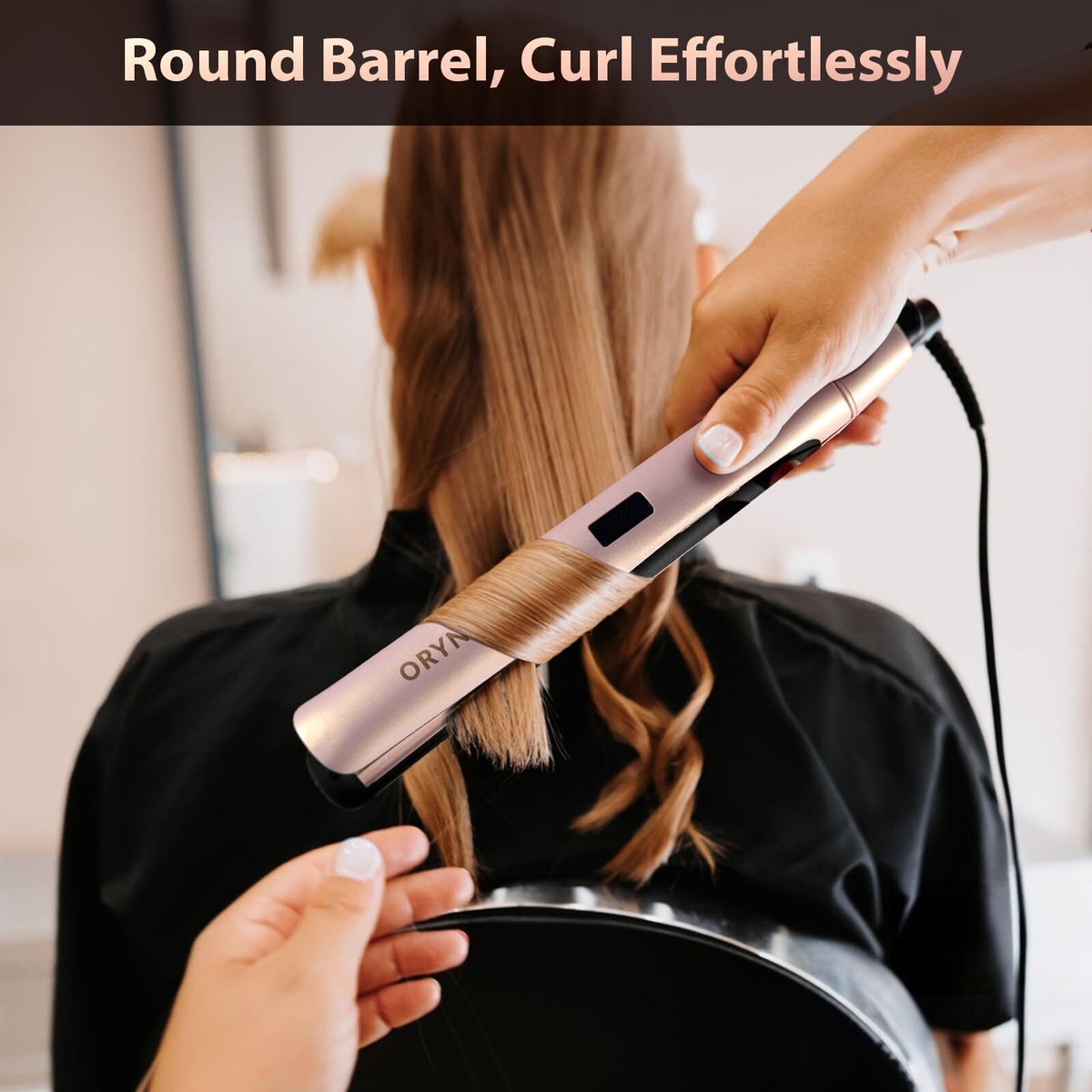 Alisador y Rizador De Pelo 2en1 Plancha Plana De Ceramica