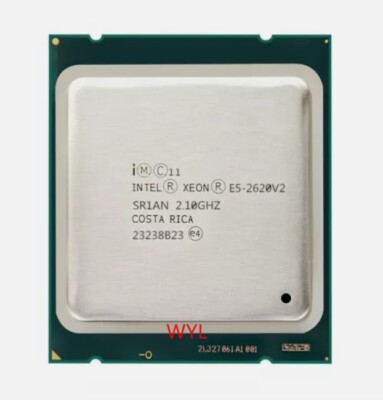 Intel Xeon E5-2620 V2 SR1AN 2.10GHz 15M 6-Core LGA2011 Server CPU Processor 80W