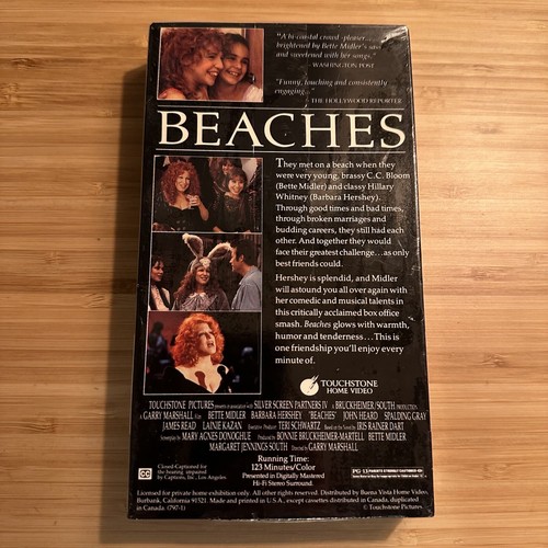 Beaches (VHS, 1996) Brand New, Factory Sealed - Picture 2 of 5