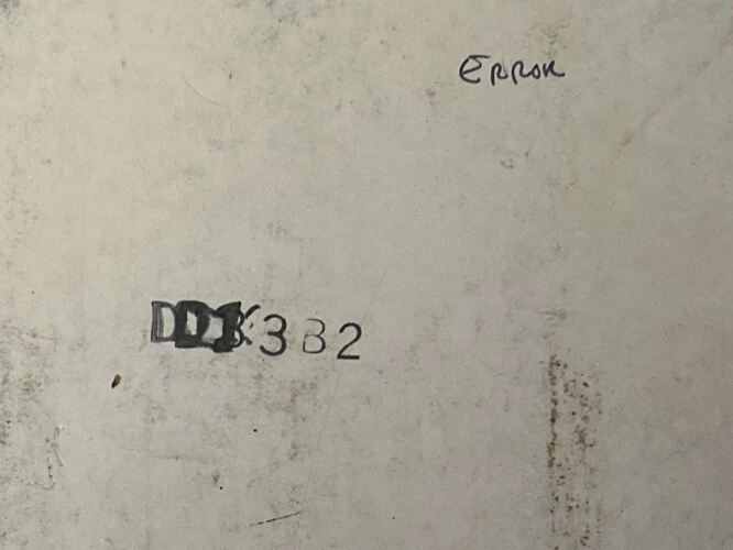 Caja de béisbol Donruss Action All Stars 1983 vacía con error Mickey Mantle “Mantel” Foto 3 de 4
