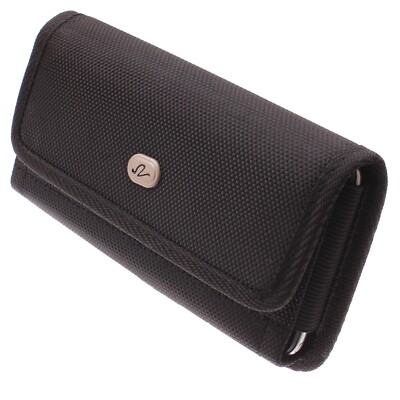 Case Belt Clip Rugged Holster Canvas Cover Pouch Carry for Smartphones