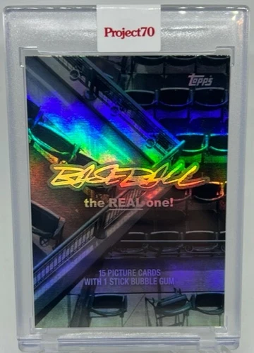 2021 Topps Project 70 #831 1982 Wrapper by FUTURA Rainbow Foil 07/70