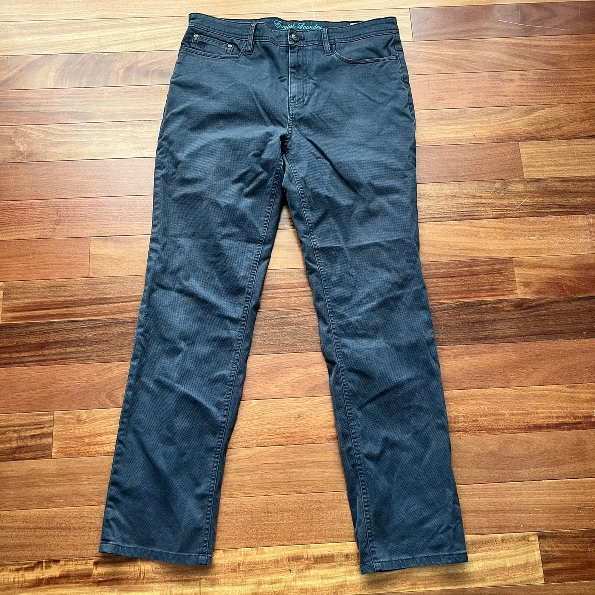 English Laundry Men s Walker Pants Super Blue 32X30 1119710 eBay