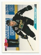 NEAL BROTEN 1992-93 BOWMAN CARD NM-MT+/NM-MT CONDITION