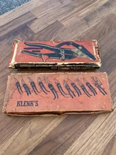 Vintage Chas Klenk Tin Snips Wilm. Del. Airplane Logo ... Made in USA Boxes