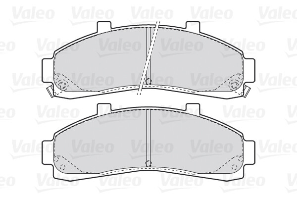 Plaquettes de frein à disque Valeo 301906 à endurance thermique
