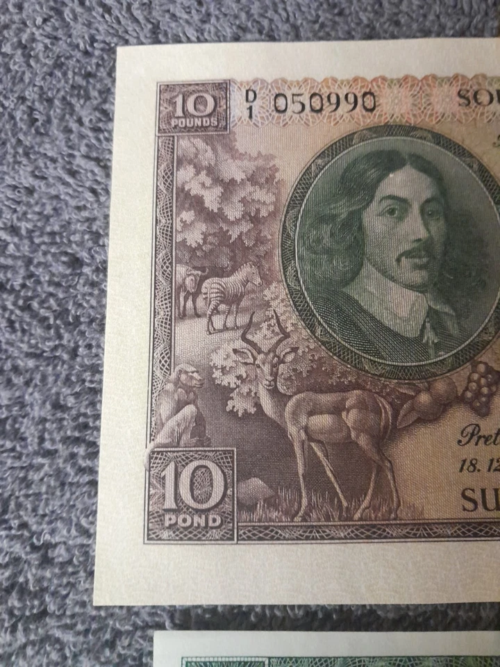 Lot Of Three Suid Afrikaanse Reserwebank Notes In Uncirculated Condition  - Image 2 of 4