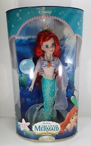 the little mermaid special edition brass key porcelain doll