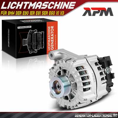 Lichtmaschine Generator 180A für BMW 3er E90 E93 1er E81 E88 5er E60 X1 E84 X3