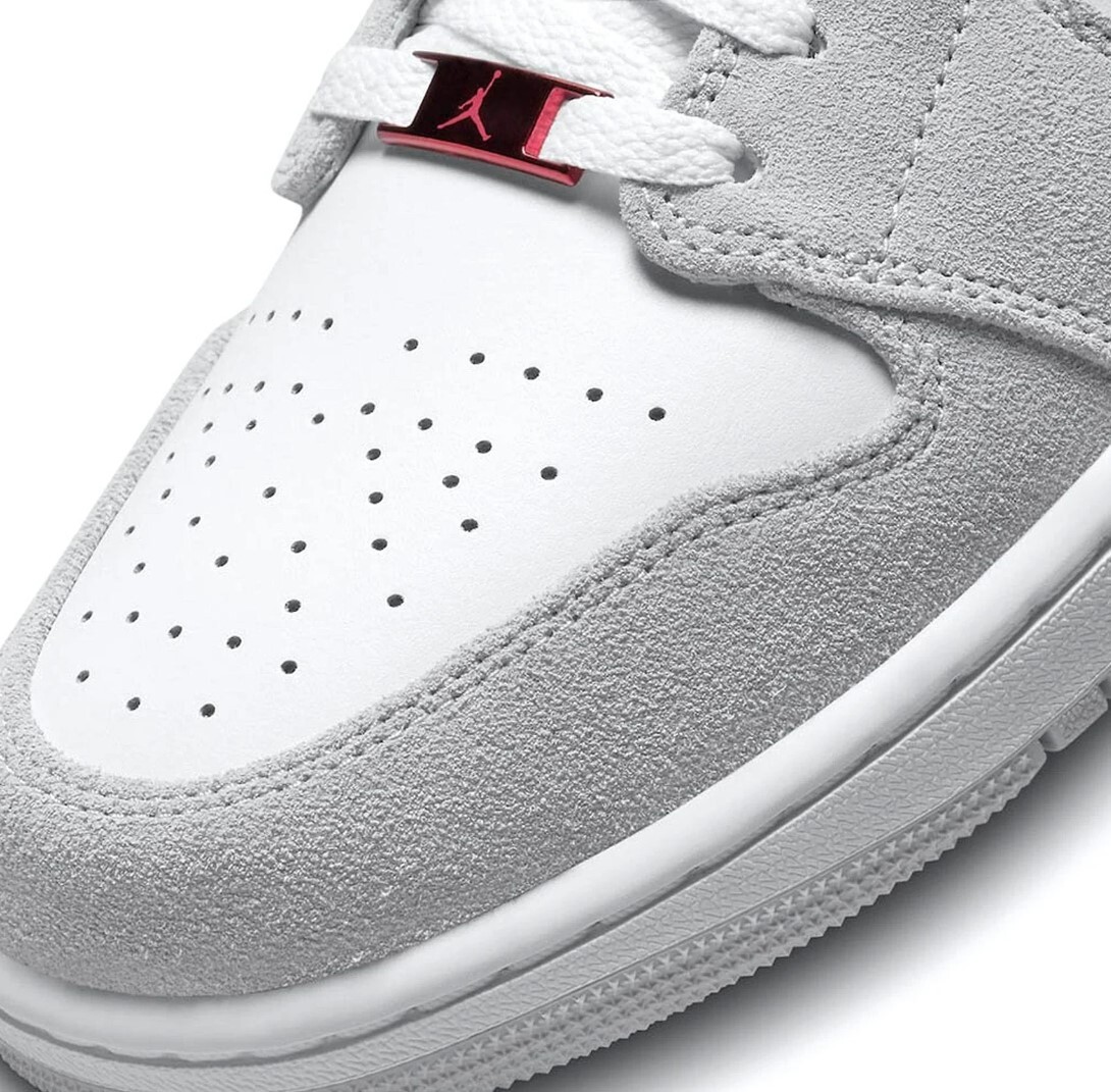 jordan 1 low se smoke grey gym red