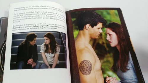 SAGA CREPUSCULO TWILIGHT LUNA NUEVA 2 X DVD + LIBRO Español Ingles AM - Imagen 11 de 11