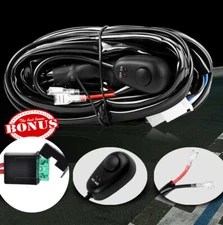 12V 40A Wiring Harness Kit Fuse ON OFF Switch Relay For LED Fog Work Light Bar