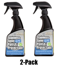 FLITZ Stainless Steel Polish & Protectant  TWO PACK SS01306  (SEE VIDEO)