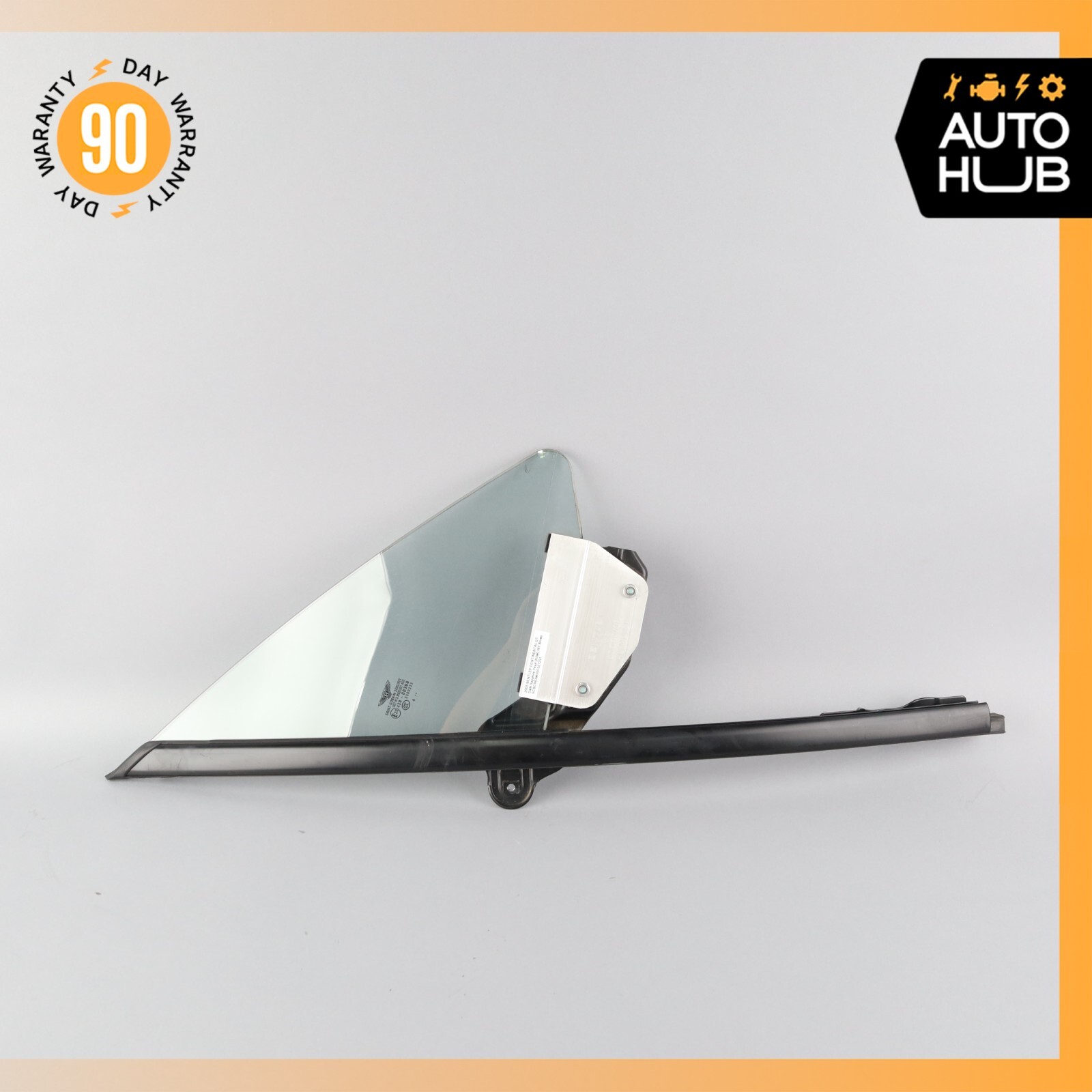 03-10 Bentley Continental GT Front Right Side Door Vent Window Glass OEM 53k