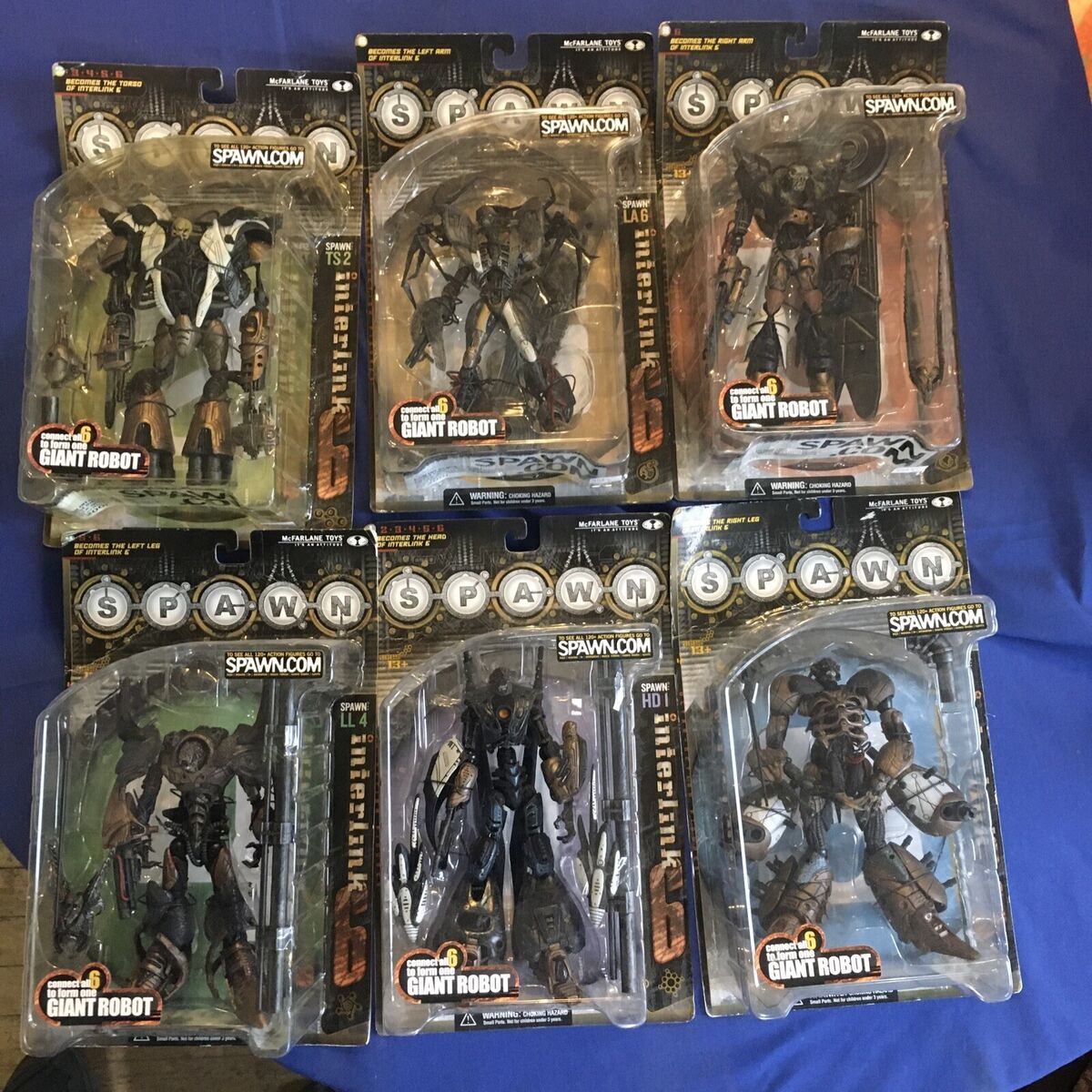 2001 McFarlane Toys SPAWN INTERLINK 6 Series 18 Complete Set 2001 McFarlane Toys SPAWN INTERLINK 6 Series 18 Complete Set