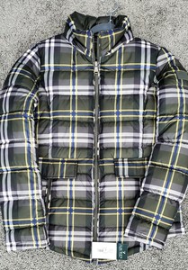 ralph lauren plaid puffer jacket