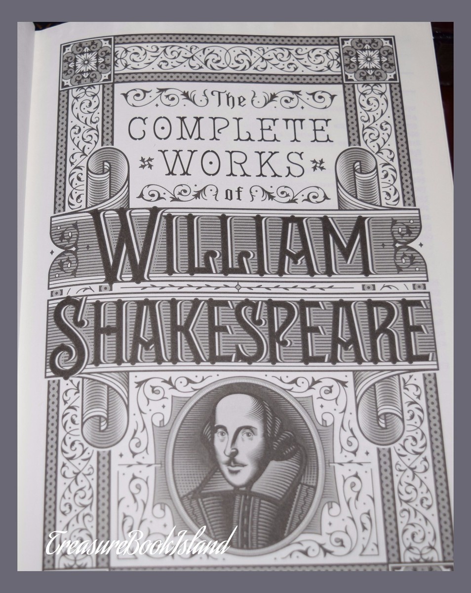 NEW Complete Works of William Shakespeare Leather Bound