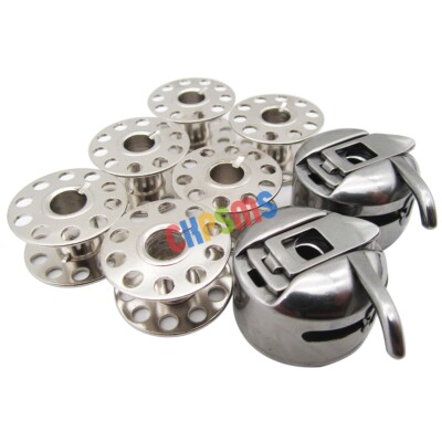 FOR Kenmore Sewing Machine 2-Bobbin Case,6-Bobbins#BC-HZ3(NS)-B 2PCS+2518 6PCS
