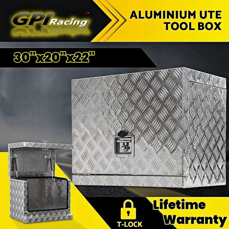 30"X20"X22" Generator Tool Box Aluminium Camper Caravan UTE/Car/Truck Toolbox - Image 2 of 4